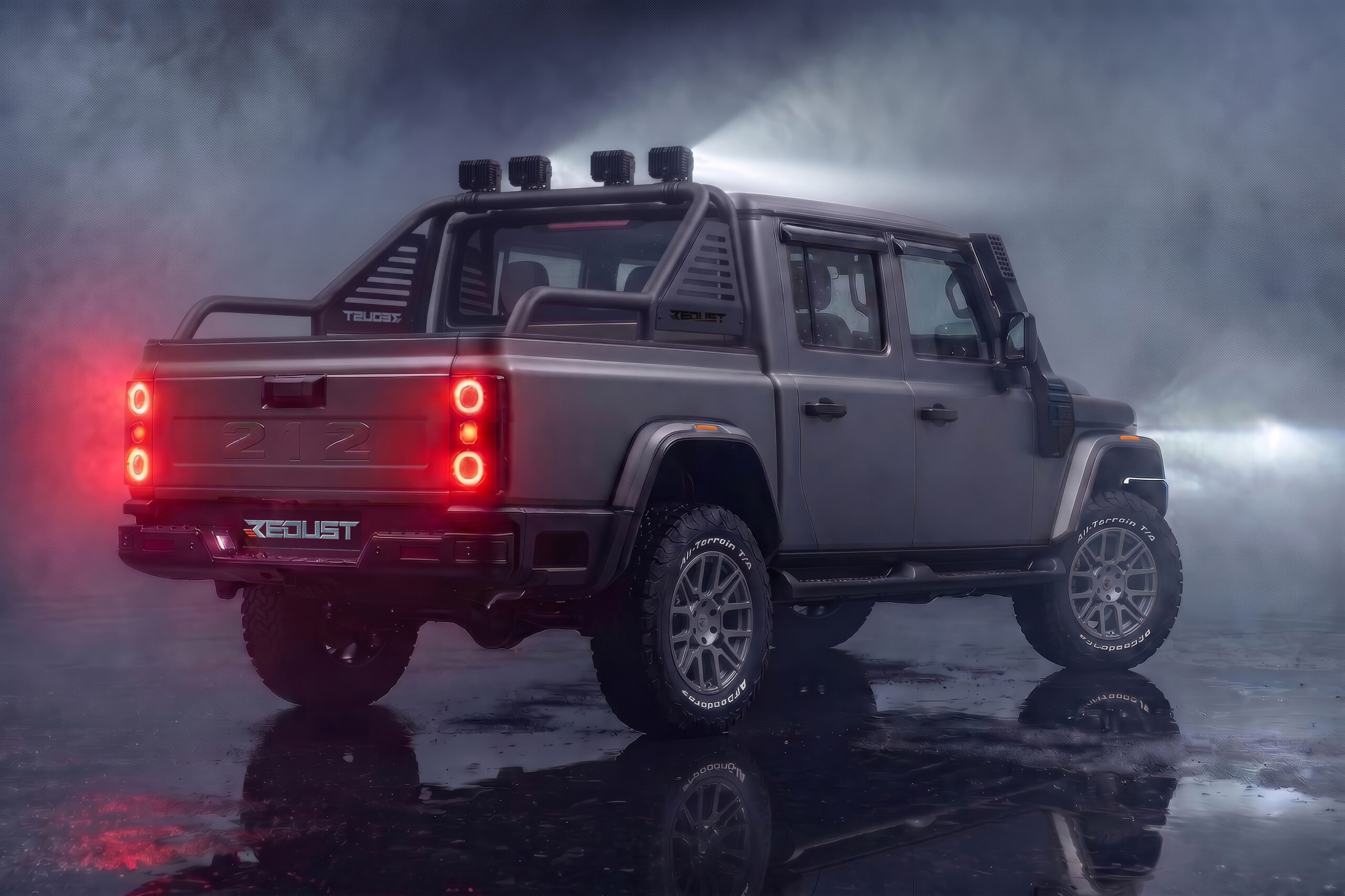 BAW 212 Pickup Grey Rear